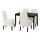 BERGMUND/LERHAMN - 一檯四椅, black-brown/Inseros white/black | IKEA 香港及澳門 - PE803231_S1