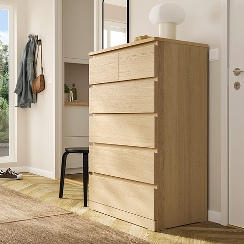 MALM chest of 6 drawers