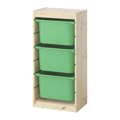 TROFAST storage combination with boxes