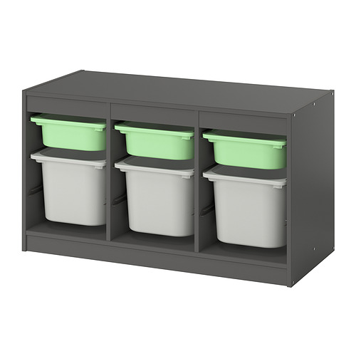 TROFAST storage combination with boxes