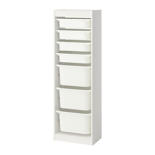 TROFAST storage combination with boxes