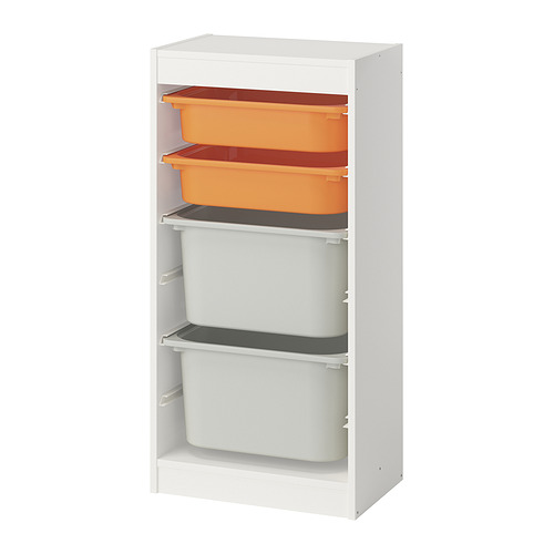 TROFAST storage combination with boxes