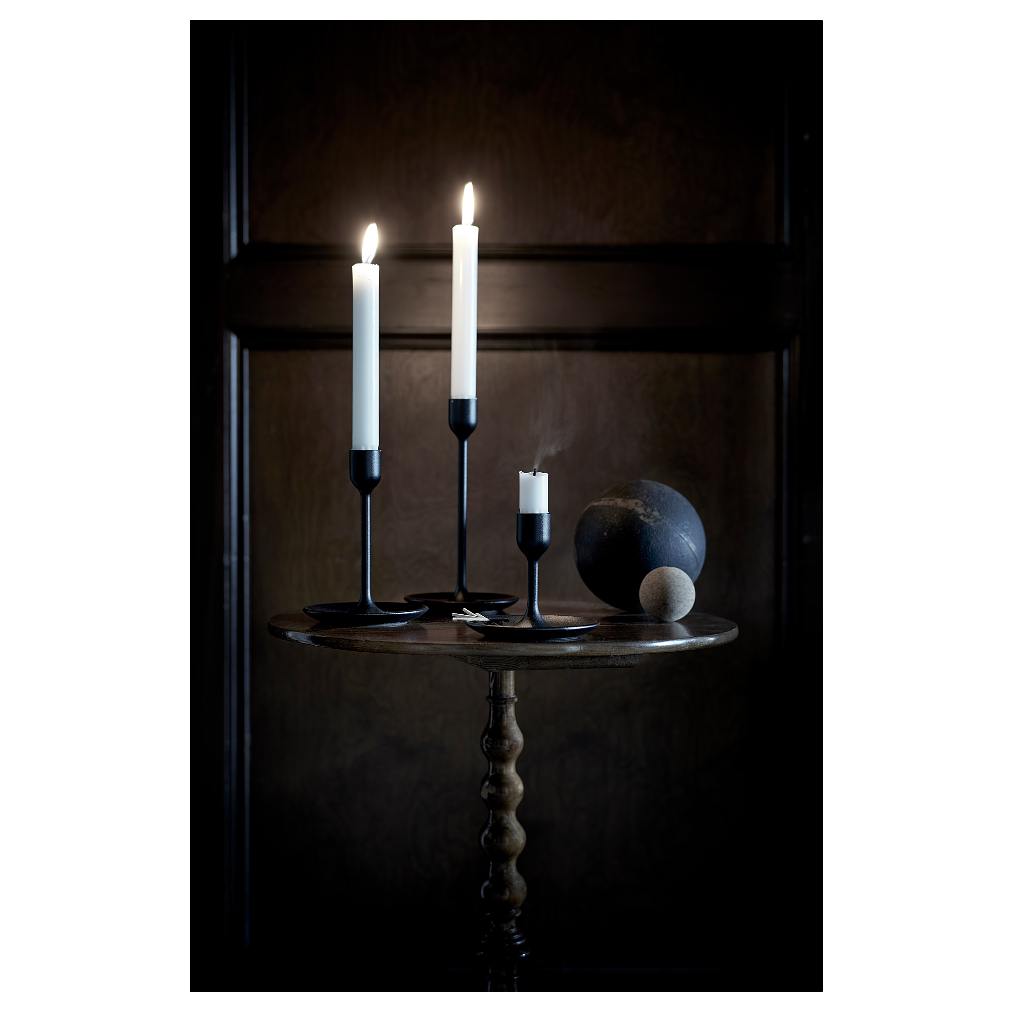 FULLTALIG candlestick, set of 3