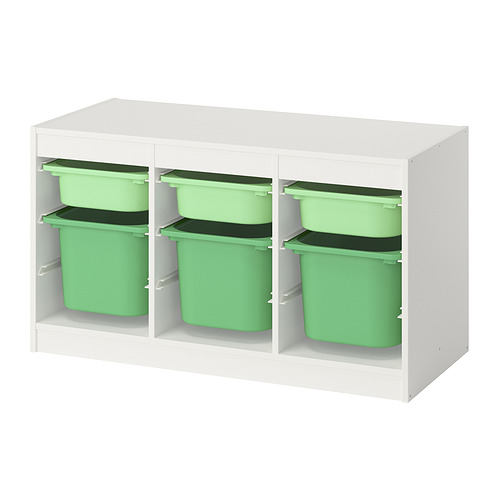 TROFAST storage combination with boxes