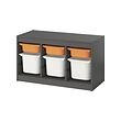 grey-light orange-white