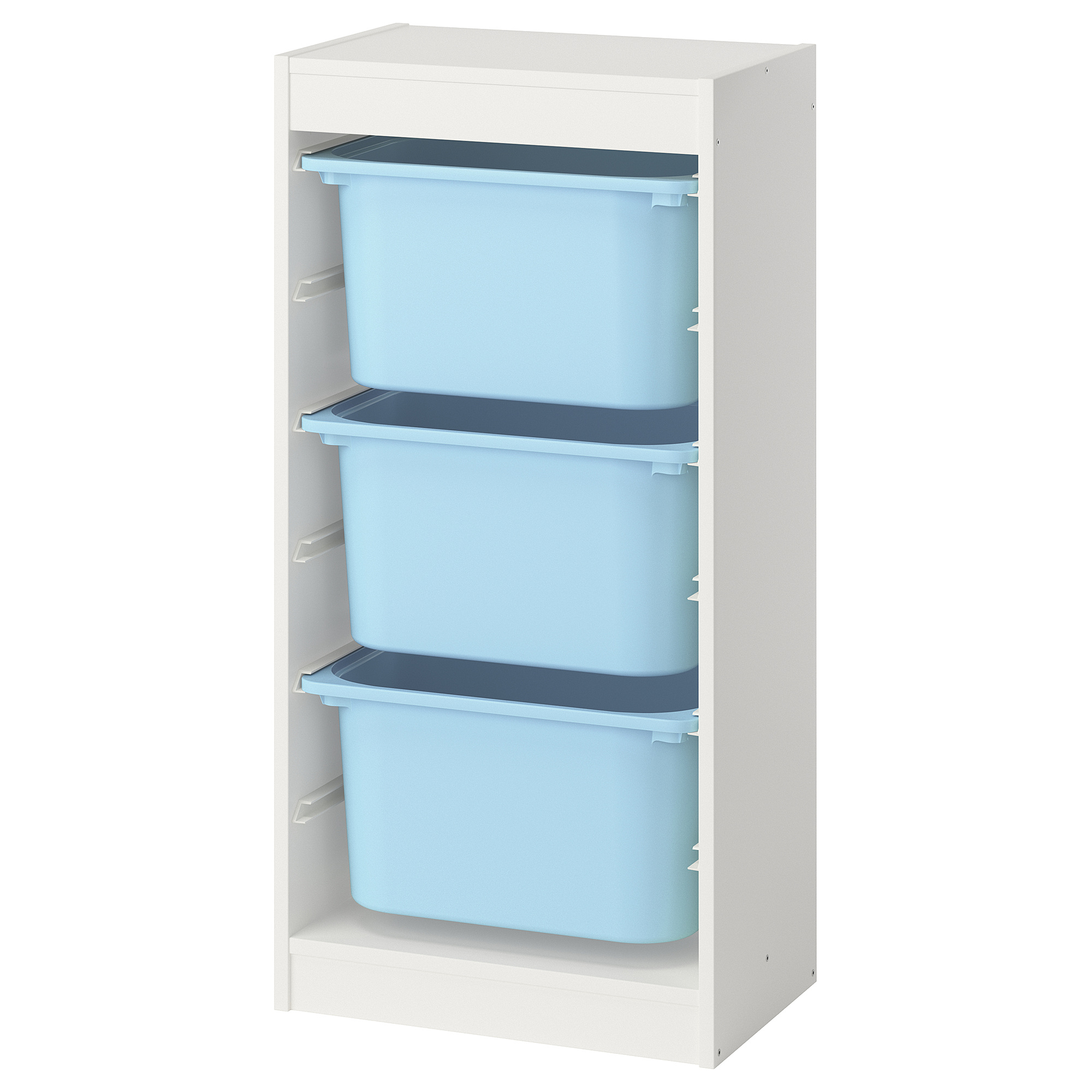 TROFAST storage combination with boxes