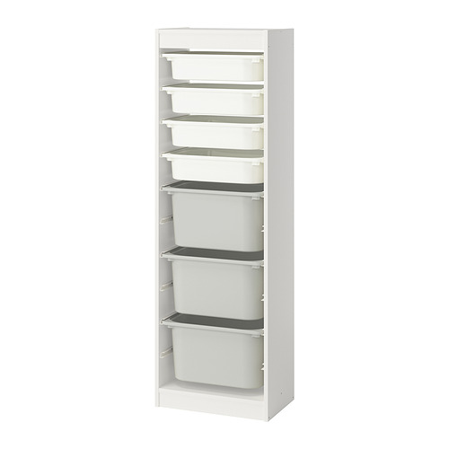 TROFAST storage combination with boxes