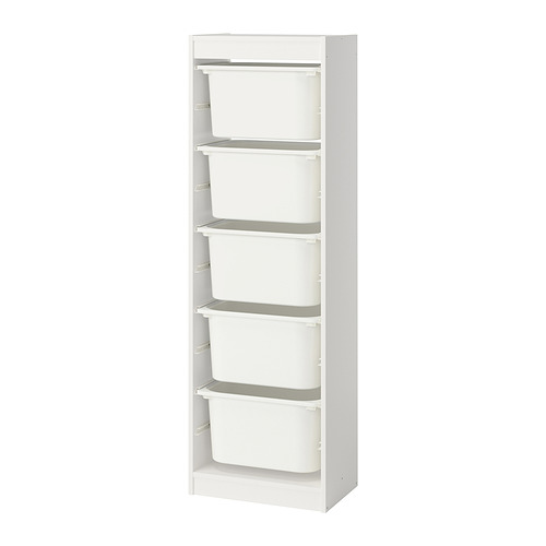TROFAST storage combination with boxes
