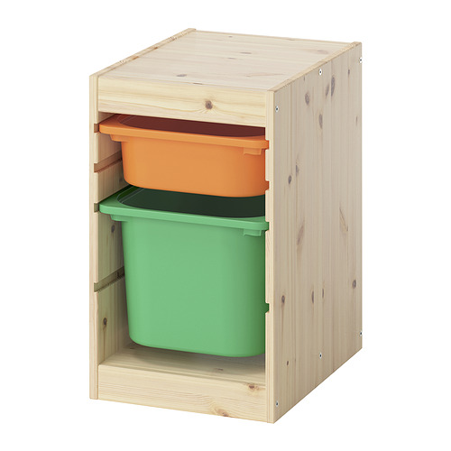 TROFAST storage combination with boxes