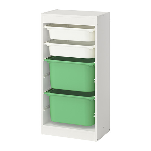 TROFAST storage combination with boxes