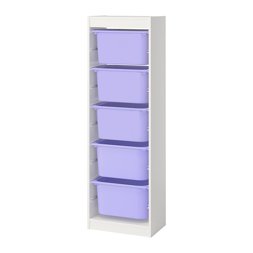 TROFAST storage combination with boxes
