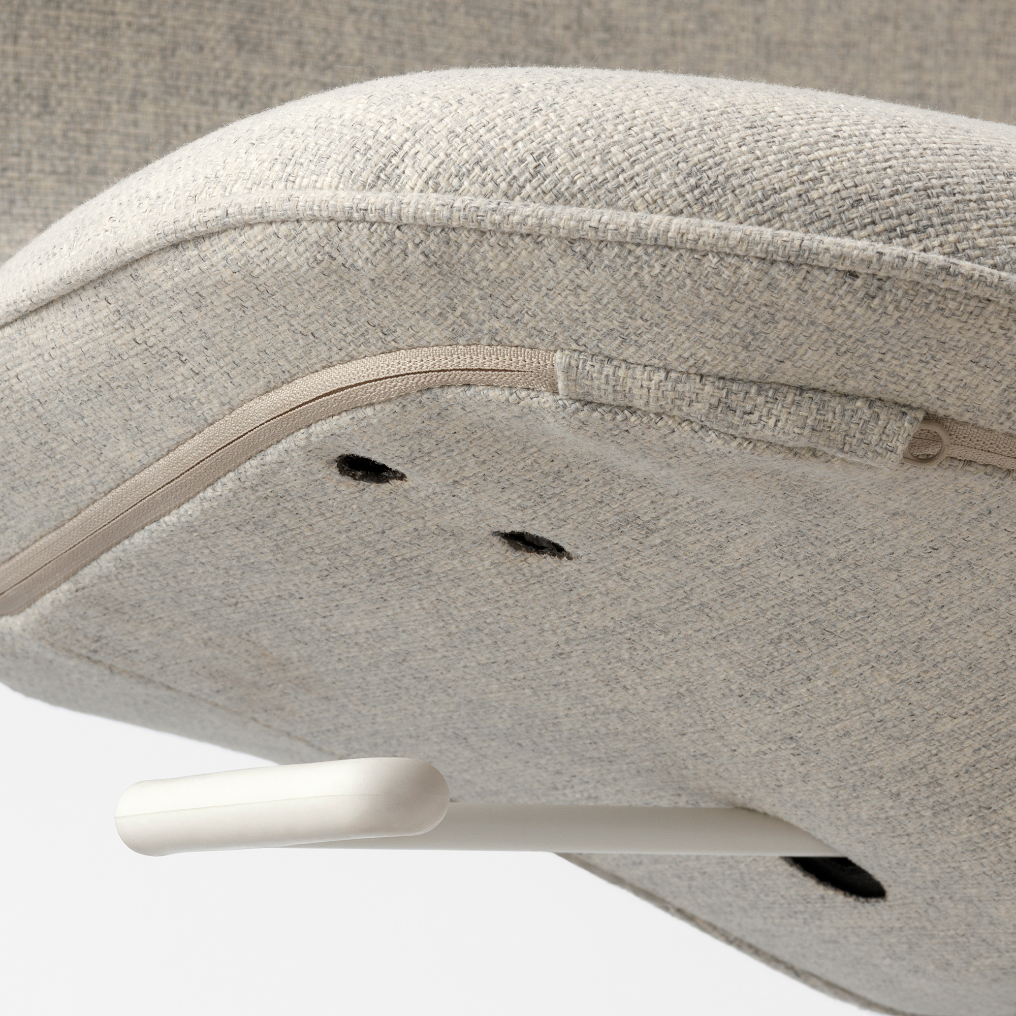 LÅNGFJÄLL office chair, Gunnared beige/white IKEA Hong Kong and Macau