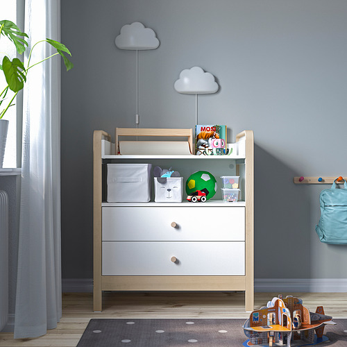 ÄLSKVÄRD changing table/chest of drawers