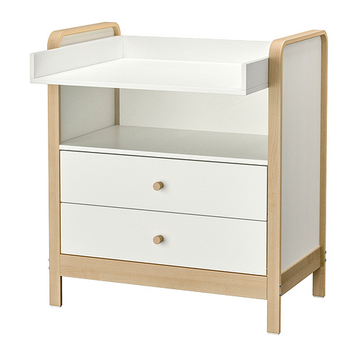 ÄLSKVÄRD changing table/chest of drawers