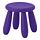 MAMMUT - 兒童凳, 室內/戶外用/深紫色 | IKEA 香港及澳門 - PE660099_S1
