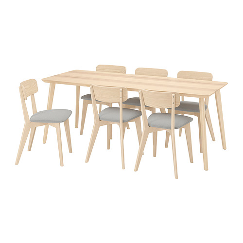 LISABO/LISABO table and 6 chairs