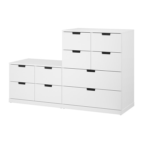 NORDLI chest of 10 drawers