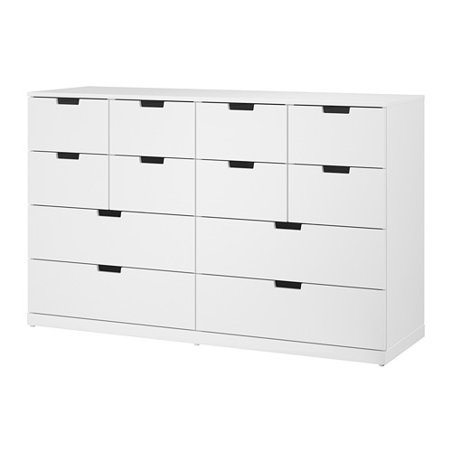 NORDLI chest of 12 drawers