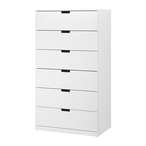 NORDLI chest of 6 drawers