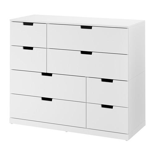 NORDLI chest of 8 drawers