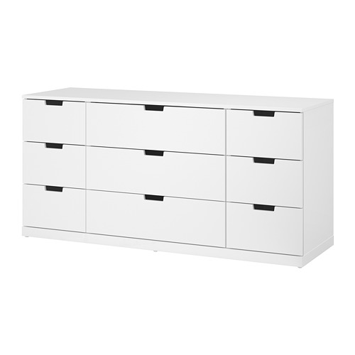 NORDLI chest of 9 drawers