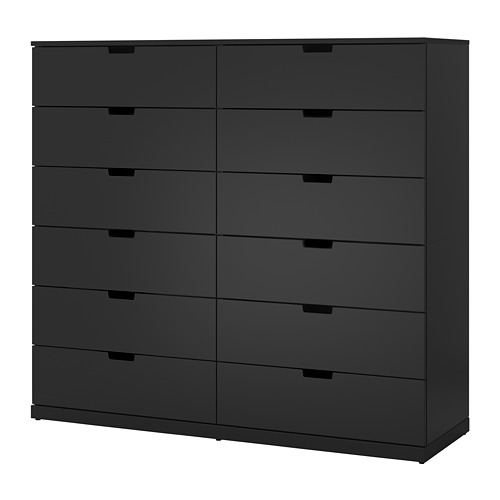 NORDLI chest of 12 drawers