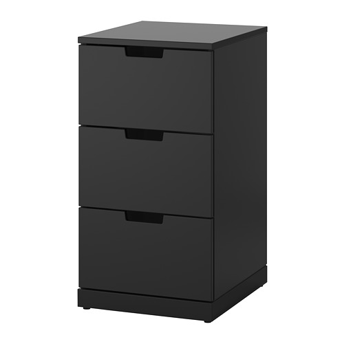 NORDLI chest of 3 drawers