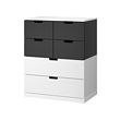 NORDLI chest of 6 drawers