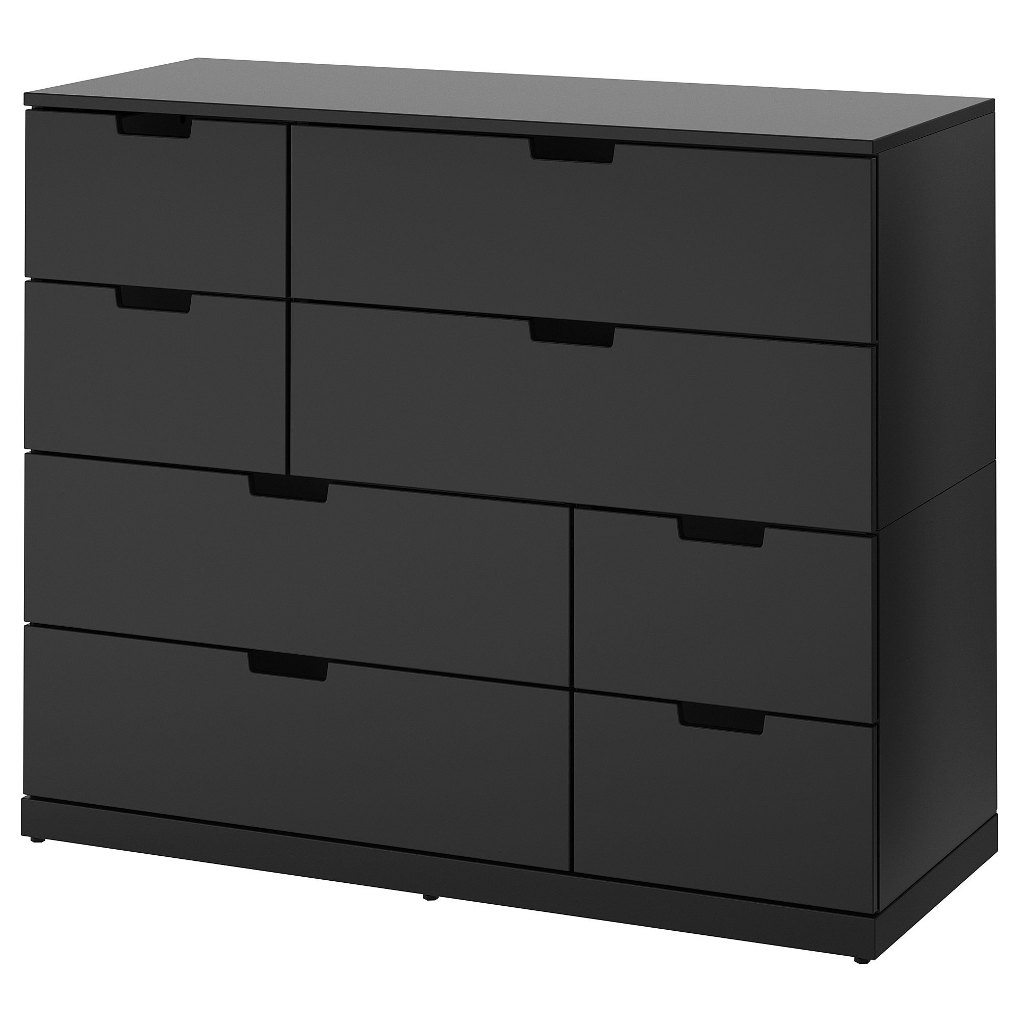 Nordli 八格抽屜櫃 炭黑色 Ikea 香港及澳門