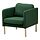 VISKABACKA - 扶手椅, Vissle 深綠色 | IKEA 香港及澳門 - PE848044_S1