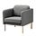 VISKABACKA - 扶手椅, Skartofta 黑色/淺灰色 | IKEA 香港及澳門 - PE848054_S1