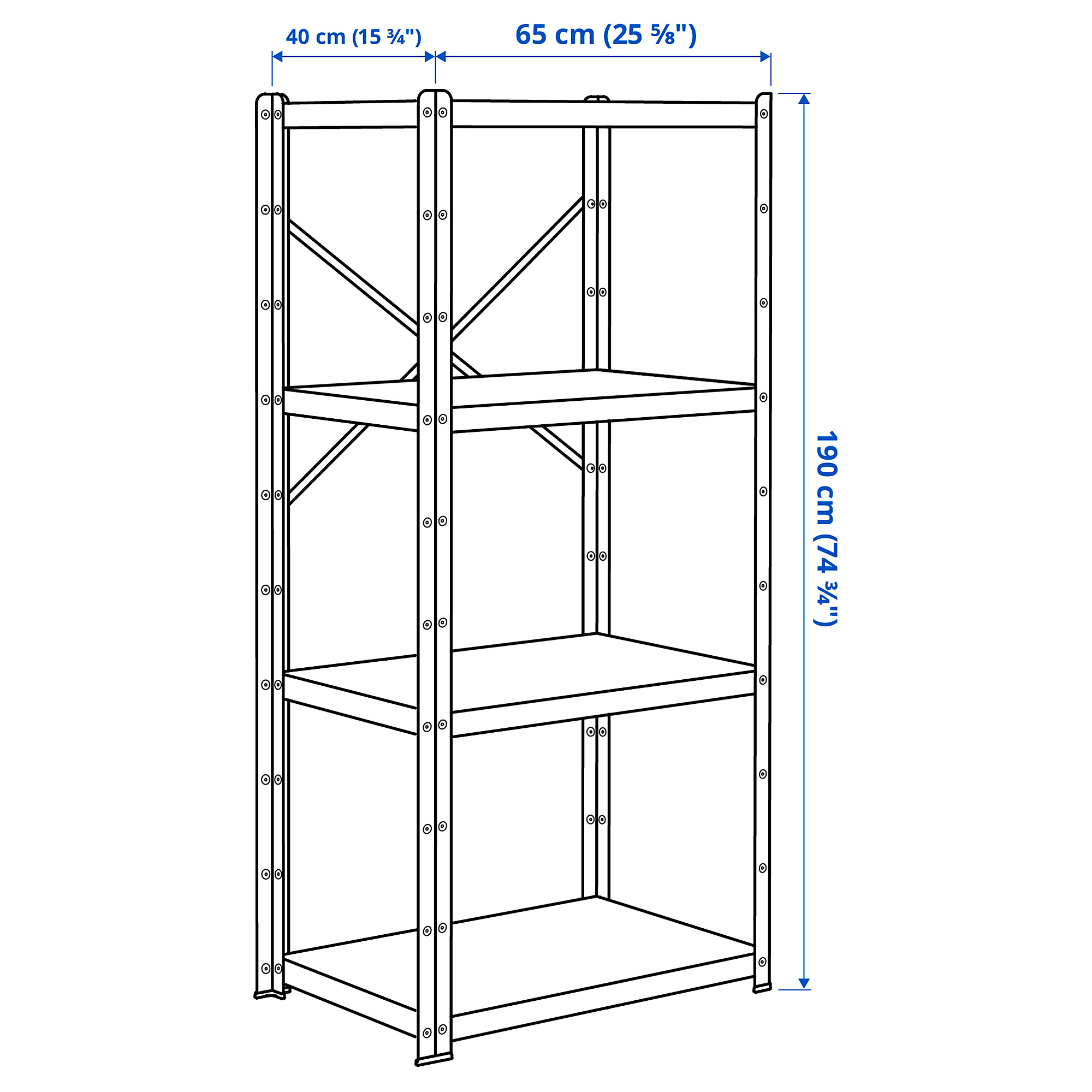 BROR shelving unit