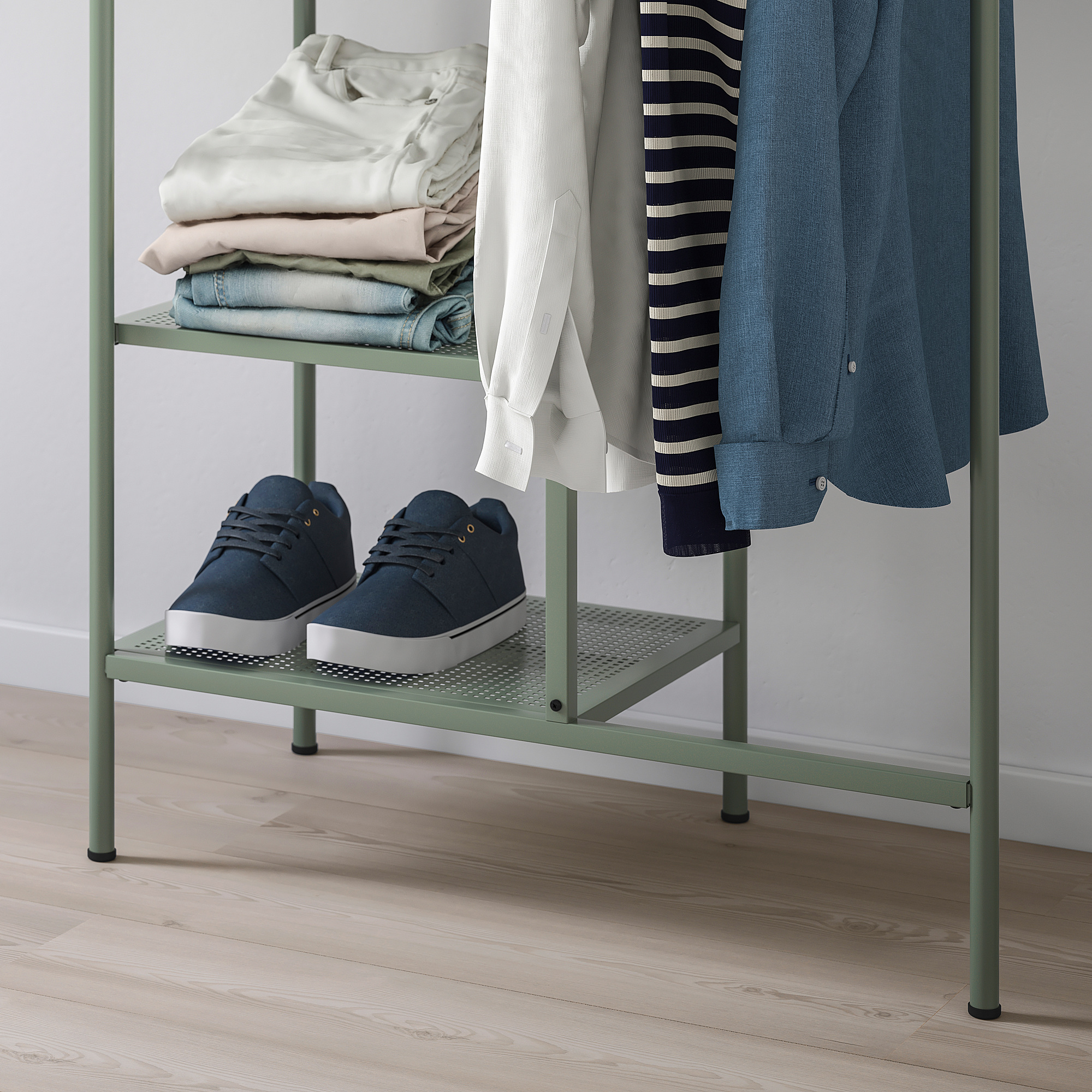 NIKKEBY clothes rack, greygreen IKEA Hong Kong and Macau