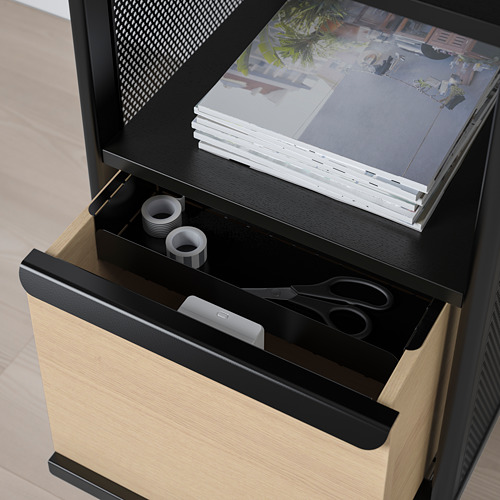 BEKANT storage unit with smart lock