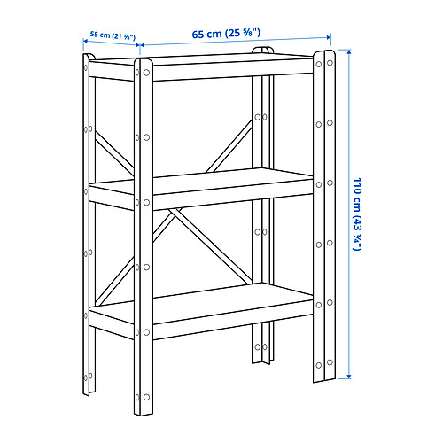 BROR shelving unit