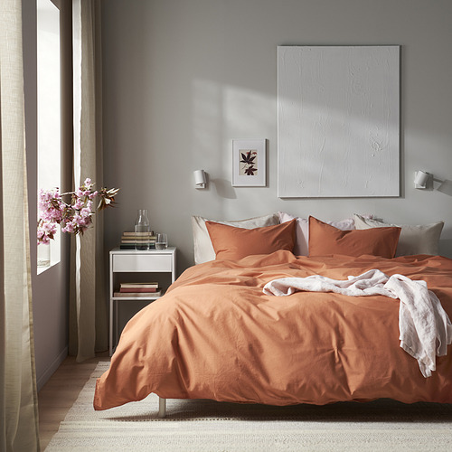 ÄNGSLILJA duvet cover and pillowcase