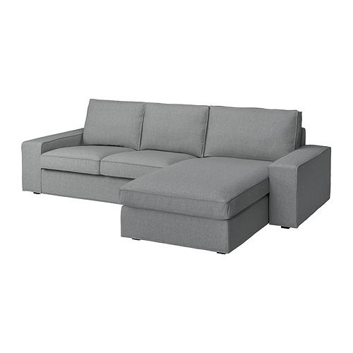 KIVIK 3-seat sofa with chaise longue