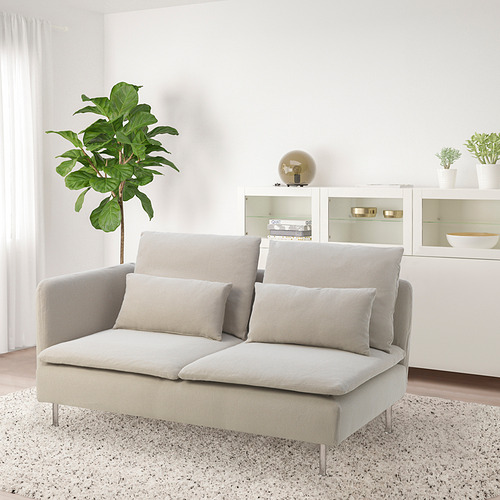 SÖDERHAMN compact 3-seat sofa with open end