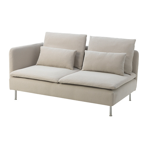 SÖDERHAMN compact 3-seat sofa with open end