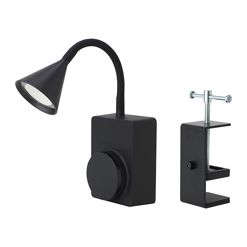 STORHAGA Lampe de Table de jardin à LED, intensité réglable , noir, 35 cm -  IKEA