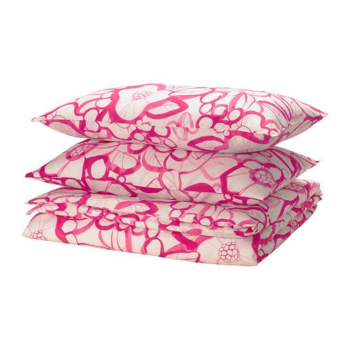 HÄRLIR 被套連2個枕袋