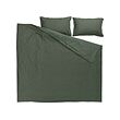 LUKTVICKER duvet cover and 2 pillowcases