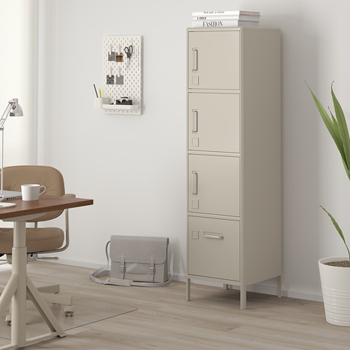 IDÅSEN high cabinet with smart lock