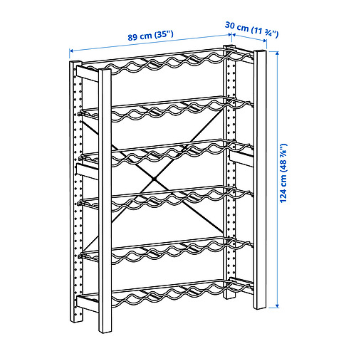 IVAR 1 section/bottle racks