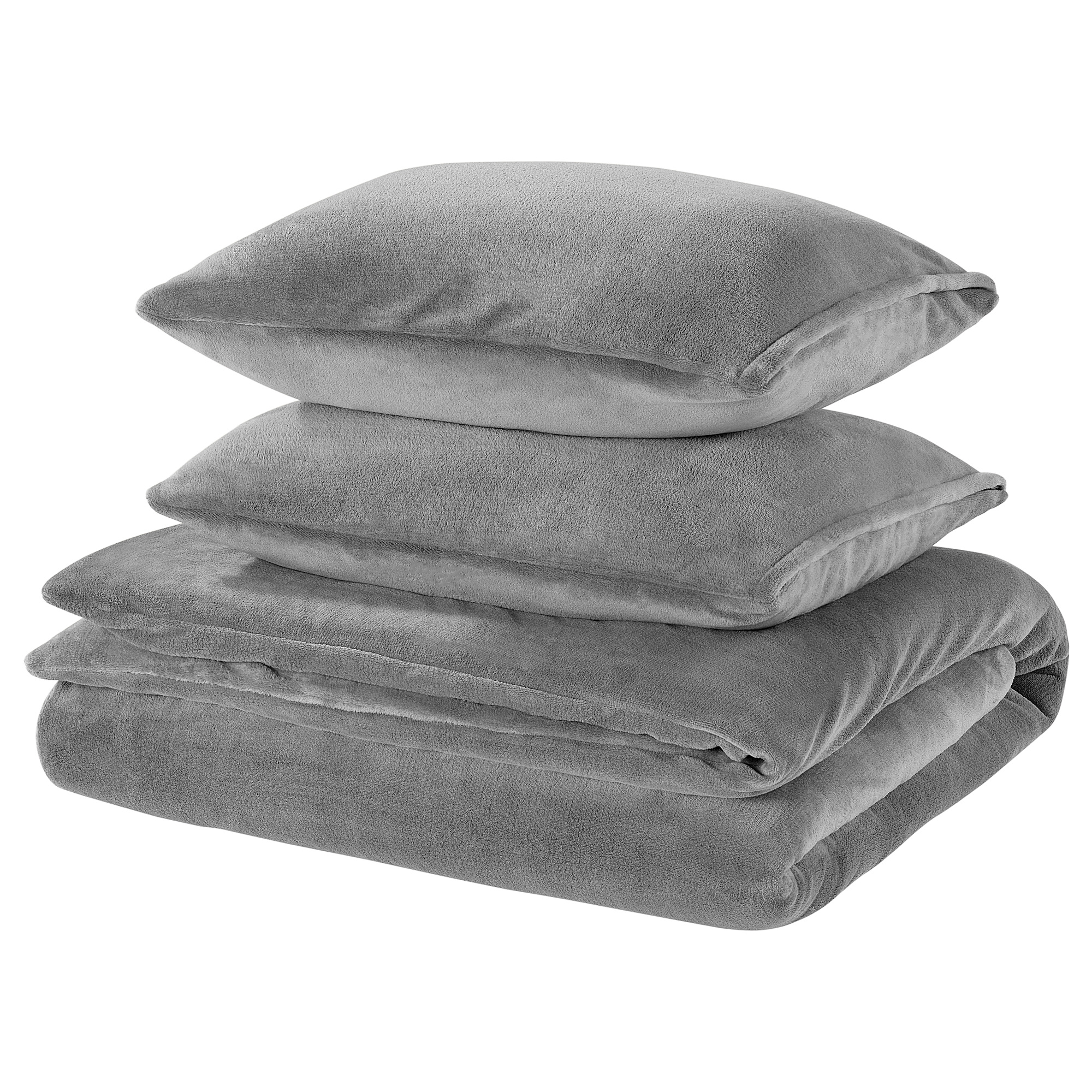 KRANSSALVIA duvet cover and 2 pillowcases