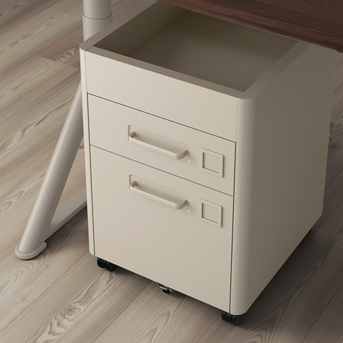 IDÅSEN drawer unit on castors