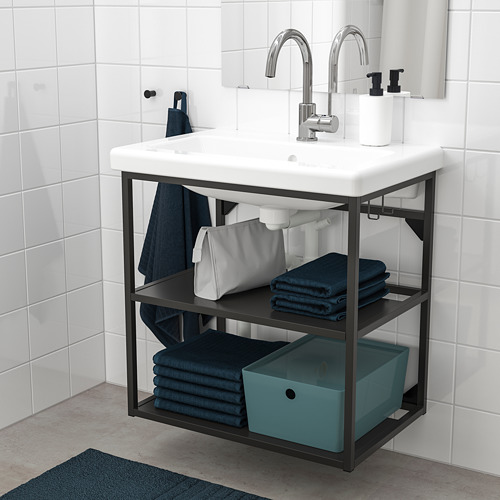 KUGGIS storage box with lid