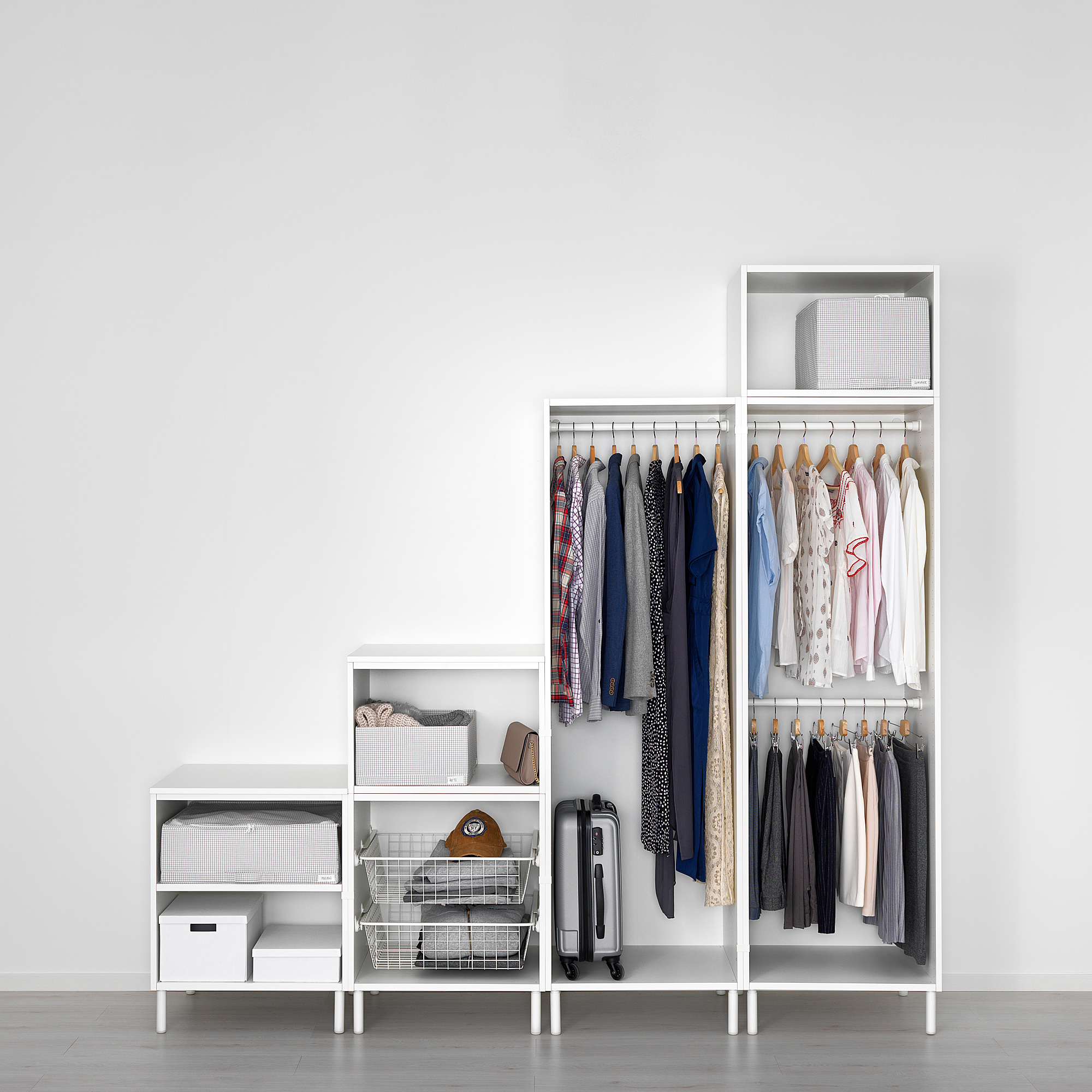 PLATSA wardrobe, white/Fonnes white IKEA Hong Kong and Macau