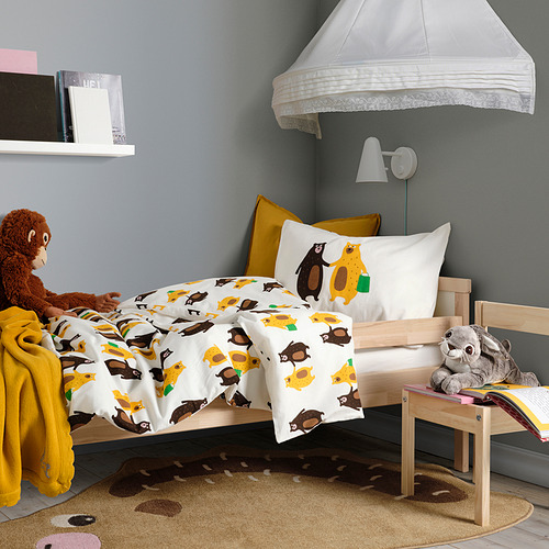 BRUMMIG duvet cover and pillowcase