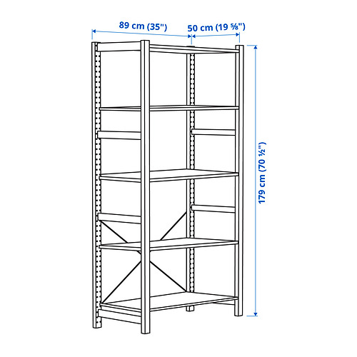 IVAR shelving unit